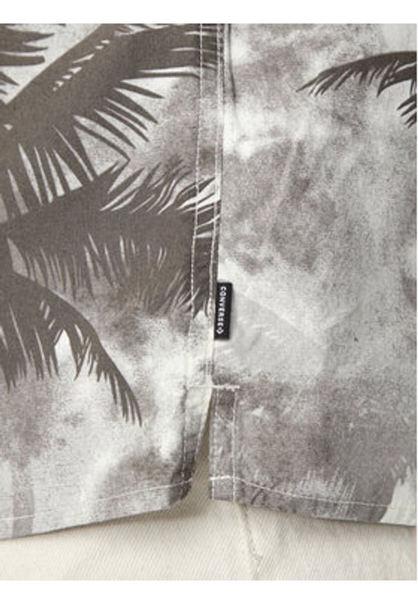 Converse Koszula M Aop Resort Shirt 10026435-A01 Szary jasny Regular Fit. Kolor: szary. Materiał: bawełna