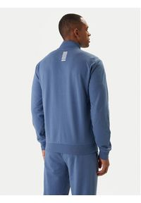 EA7 Emporio Armani Dres 8NPV60 PJVRZ Granatowy Regular Fit. Kolor: niebieski. Materiał: bawełna #3