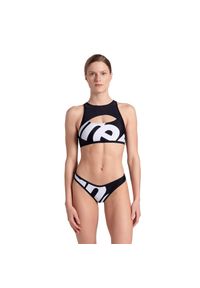 Strój kąpielowy dwuczęściowy damski bikini sportowe Arena Logo Brassiere. Kolor: czarny #1