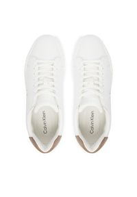Calvin Klein Sneakersy Chunky Cupsole Laceup Lth YM0YM01344 Biały. Kolor: biały. Materiał: skóra #3