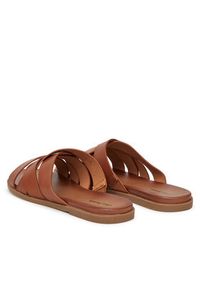 Clara Barson Klapki WS2520-03 Brązowy. Kolor: brązowy. Materiał: materiał, syntetyk