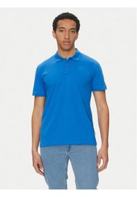 Blend Polo 20717857 Niebieski Regular Fit. Typ kołnierza: polo. Kolor: niebieski. Materiał: bawełna