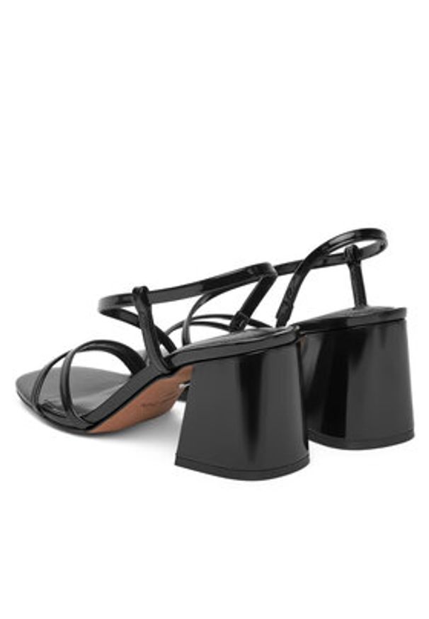 Nine West Sandały WFA2642-1 Czarny. Kolor: czarny. Materiał: skóra