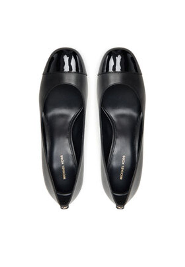 MICHAEL Michael Kors Czółenka Perla Flex 40T5PLMP1L Czarny. Kolor: czarny. Materiał: skóra