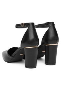 DeeZee Czółenka LWXH916-4 Czarny. Kolor: czarny. Materiał: skóra #6