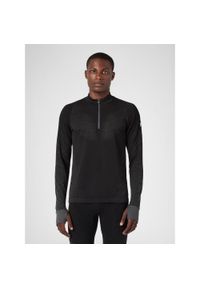 UYN - Exceleration Long-Sleeved Zip Up Running Shirt. Kolor: wielokolorowy, szary, czarny. Długość rękawa: długi rękaw #1