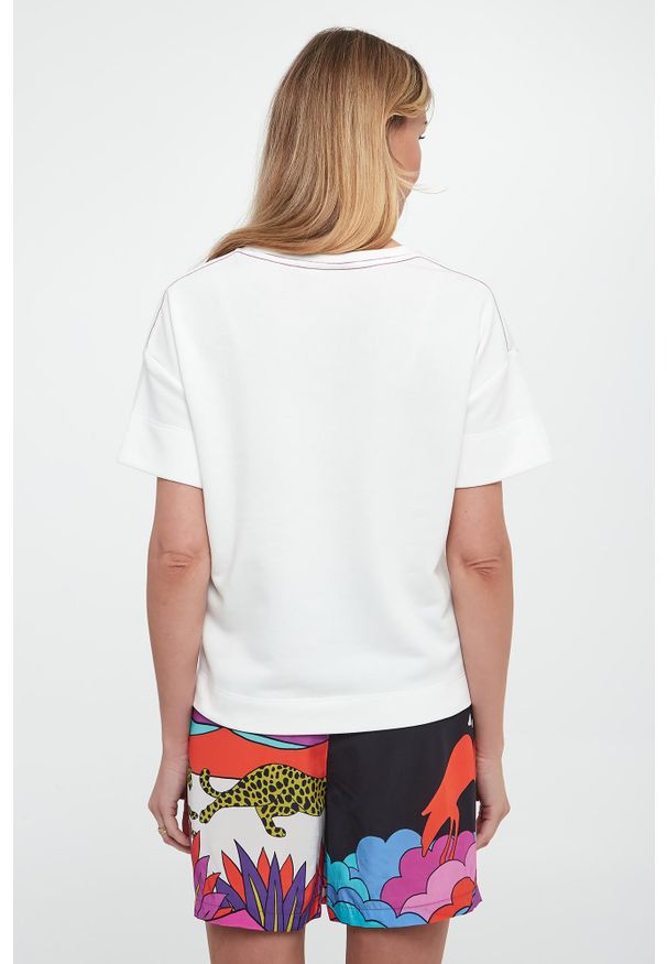 Sportalm - Bluza damska z krótki rękawem SPORTALM. Długość rękawa: krótki rękaw. Długość: krótkie