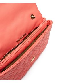 Love Moschino - LOVE MOSCHINO Torebka JC4097PP1MLA0464 Koralowy. Kolor: pomarańczowy. Materiał: skórzane #5
