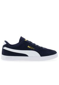 Buty Puma Club II 39744404 - granatowe. Zapięcie: pasek. Kolor: niebieski. Materiał: zamsz, guma. Szerokość cholewki: normalna. Sezon: lato