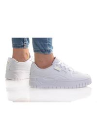 Buty do chodzenia dla dzieci Puma Cali Dream JR. Zapięcie: sznurówki. Kolor: biały. Materiał: guma, materiał, syntetyk. Szerokość cholewki: normalna. Sport: turystyka piesza