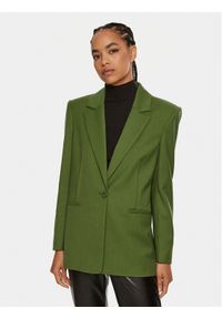 Patrizia Pepe Marynarka 8S0494 A106-G163 Zielony Regular Fit. Kolor: zielony. Materiał: syntetyk #1