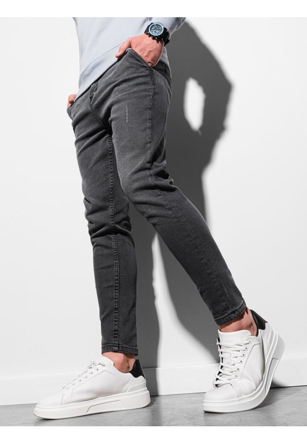 Czarne spodnie Ombre Clothing