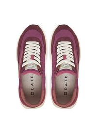 D.A.T.E. Sneakersy Athleta W421-AT-NY Różowy. Kolor: różowy. Materiał: zamsz, skóra