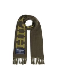 TOMMY HILFIGER - Tommy Hilfiger Szalik AM0AM12838 Zielony. Kolor: zielony. Materiał: wełna #1