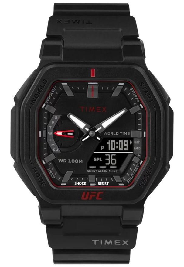 Timex - Zegarek Męski TIMEX UFC Colossus TW2V55200. Rodzaj zegarka: analogowe. Materiał: tworzywo sztuczne. Styl: casual, sportowy