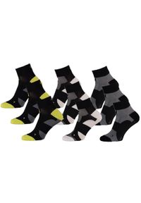 XTREME SOCKSWEAR - Skarpety kolarskie Xtreme Quarter, 9 par, Multi Czarne. Kolor: czarny. Sport: kolarstwo