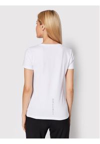 EA7 Emporio Armani T-Shirt 8NTT24 TJ2HZ 1100 Biały Slim Fit. Kolor: biały. Materiał: bawełna #5