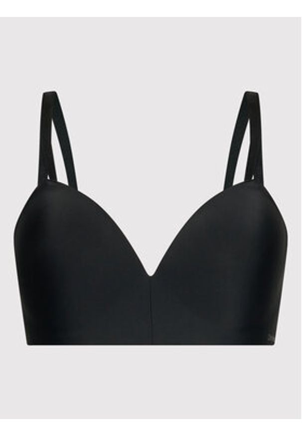 Calvin Klein Underwear Biustonosz bezfiszbinowy Seductive Comfort 000QF6017E Czarny. Kolor: czarny. Materiał: syntetyk