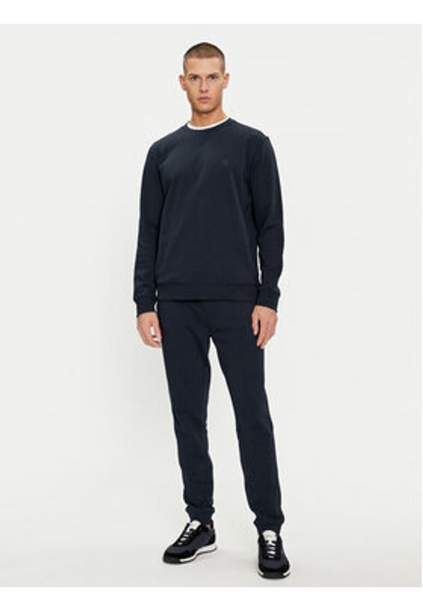 BOSS - Boss Bluza Westart 50509323 Granatowy Relaxed Fit. Kolor: niebieski. Materiał: bawełna