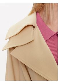 Remain Płaszcz przejściowy Wovon 5006342140 Beżowy Oversize. Kolor: beżowy. Materiał: syntetyk