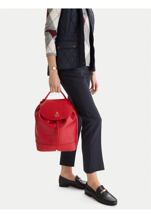 Beverly Hills Polo Club Plecak CEO-BHPC-C-017-09 Czerwony. Kolor: czerwony. Materiał: materiał