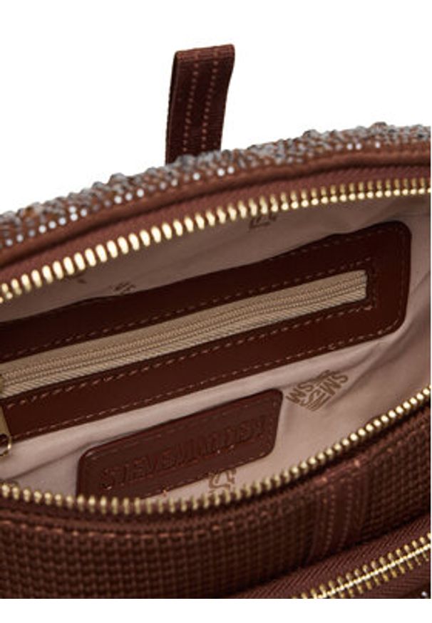 Steve Madden Torebka Bmaxima SM13000640 Brązowy. Kolor: brązowy. Materiał: skórzane