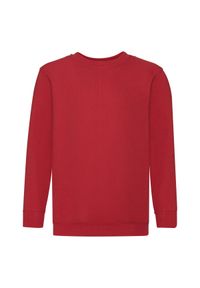 FRUIT OF THE LOOM - Bluza Dziecięca Classic Setin. Kolor: czerwony