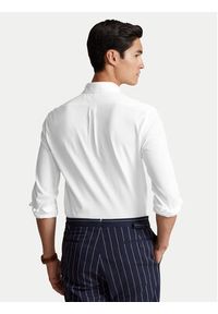 Polo Ralph Lauren Koszula 710932545002 Biały Custom Fit. Typ kołnierza: polo. Kolor: biały. Materiał: bawełna #5