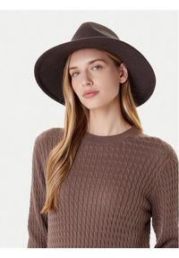 Barbour Kapelusz LHA0217BR31 Brązowy. Kolor: brązowy. Materiał: wełna, materiał