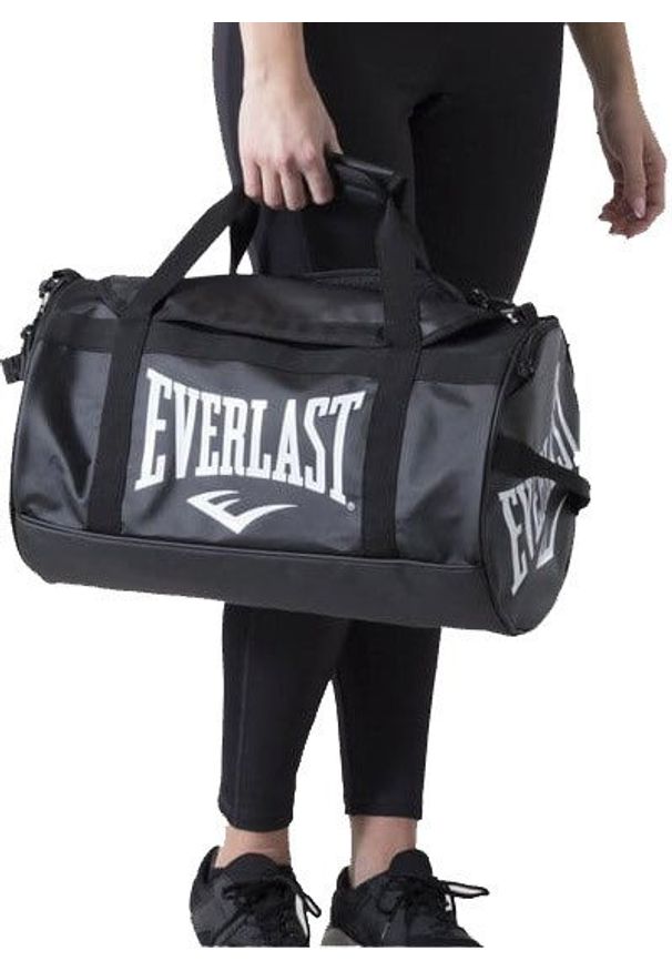 Torba sportowa EVERLAST treningowa czarna 30L Small. Kolor: czarny
