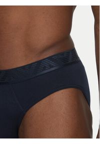 Emporio Armani Underwear Komplet 3 par slipów EM000258 AF10780 MB139 Granatowy. Kolor: niebieski. Materiał: bawełna