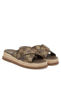 DKNY Klapki K1666574 Brązowy. Kolor: brązowy. Materiał: skóra #2
