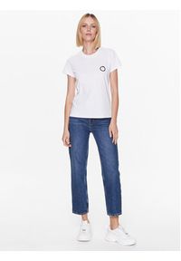 Trussardi Jeans - Trussardi T-Shirt 56T00538 Biały Regular Fit. Kolor: biały. Materiał: bawełna #5