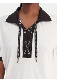 Liu Jo Sport T-Shirt TA6176 JS003 Écru Regular Fit. Materiał: bawełna. Styl: sportowy #3