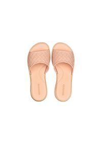 Klapki Azaleia Simone Comfy Flat Rast Nude Beige 198018, Róż/Beż, Tworzywo. Kolor: czarny. Materiał: tworzywo sztuczne. Sezon: lato