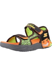 skechers - Sandały Skechers Model Creature-splash Kolor Czarny. Kolor: czarny. Materiał: syntetyk, tkanina, materiał. Sezon: lato