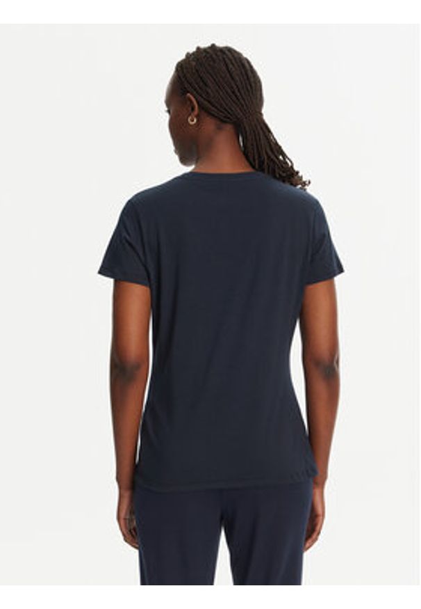 Liu Jo Sport T-Shirt TA5179 J6040 Granatowy Regular Fit. Kolor: niebieski. Materiał: bawełna. Styl: sportowy