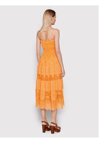Iconique Sukienka letnia Gaia IC22 096 Pomarańczowy Regular Fit. Kolor: pomarańczowy. Materiał: bawełna. Sezon: lato #2