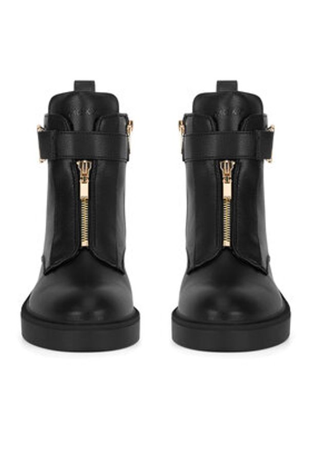 MEXX Botki MI001713643W Czarny. Kolor: czarny. Materiał: skóra