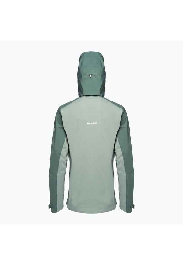 Kurtka przeciwdeszczowa damska Mammut Alto Guide HS Hooded. Kolor: zielony. Sport: turystyka piesza