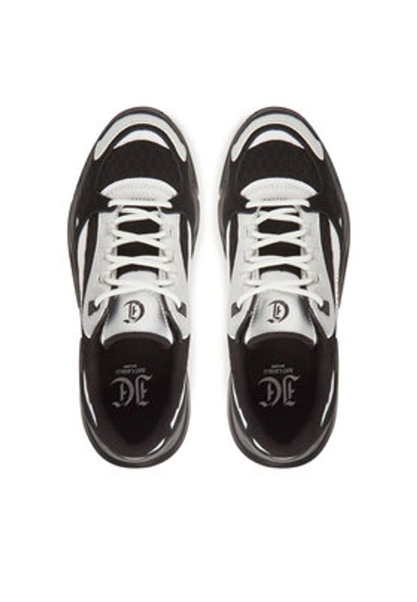 Just Cavalli Sneakersy 78RA3SL3 Czarny. Kolor: czarny. Materiał: materiał