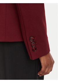 Marella Marynarka Gommoso 2623916034 Bordowy Slim Fit. Kolor: czerwony. Materiał: syntetyk #5