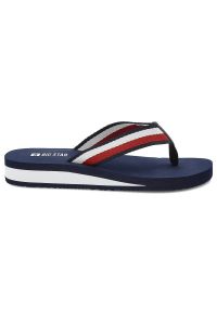 Big-Star - Granatowe Japonki Big Star Wygodne Buty Damskie. Okazja: na co dzień, na spacer. Kolor: niebieski. Sezon: lato. Styl: casual, sportowy, klasyczny, wakacyjny #3