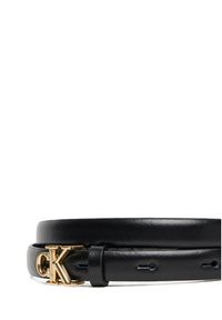 Calvin Klein Pasek Damski Ck Buckle 15Mm Fixed Belt LV04F7055G Czarny. Kolor: czarny. Materiał: skóra #3