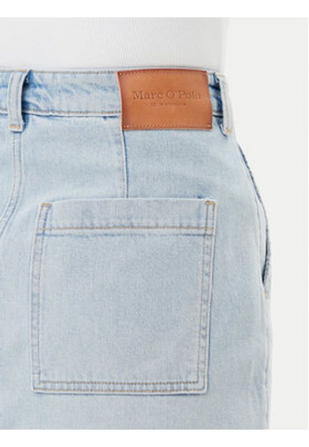 Marc O'Polo Spódnica jeansowa 503 9186 24009 Niebieski Regular Fit. Kolor: niebieski. Materiał: bawełna, lyocell