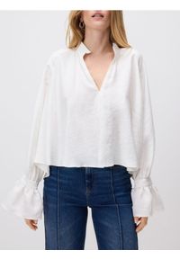 Reserved - Koszula z modalem - złamana biel. Materiał: tkanina #1