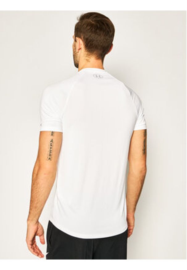 Under Armour T-Shirt UA Tech 2.0 1326413 Biały Regular Fit. Kolor: biały. Materiał: syntetyk