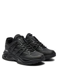 Guess Sneakersy Belluno Low FMTBEL ELE12 Czarny. Kolor: czarny. Materiał: skóra #3
