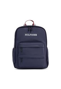 TOMMY HILFIGER - Tommy Hilfiger Plecak Corporate Hilfiger Backpack Plus AU0AU01722 Granatowy. Kolor: niebieski. Materiał: materiał #1