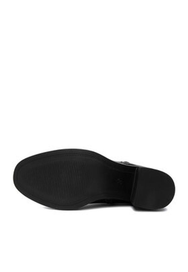 DeeZee Botki 60162-3 Czarny. Kolor: czarny. Materiał: materiał, skóra